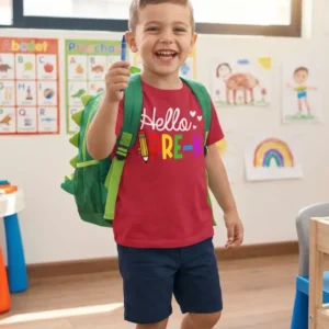 Rainbow Pre-K Bamboo Crewneck T-Shirt