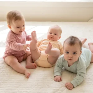 Solid Color Bamboo Long Sleeve Bubble Romper