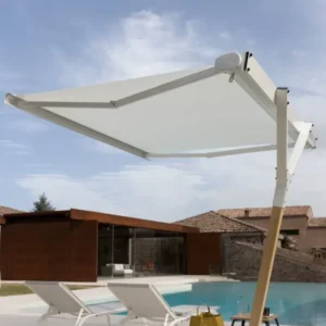 Unopiu - Sonnenschirm Salento Handbedienung-Sonnenschirm-Unopiu-Weiß-TOJU Interior