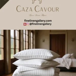 Bamboo Stripe Duvet Cover Set by Palais Royal Linen Gallery featuring green and white striped fabric with a smooth bamboo texture.