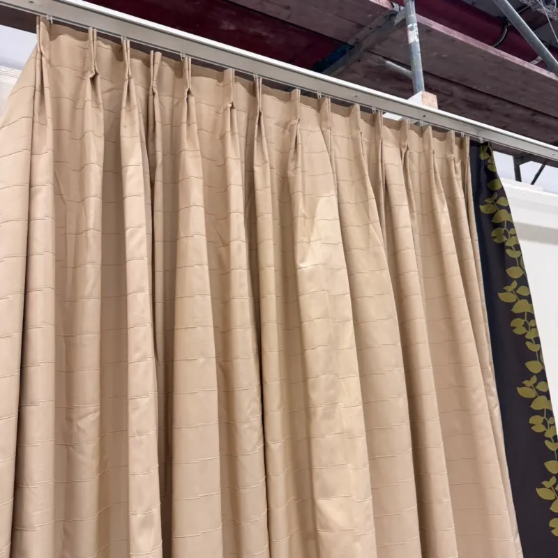 Gardine Beige Floral 270x260 Verdunkler Vorhang Gebraucht