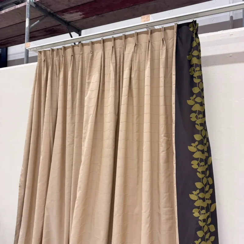 Gardine Beige Floral 210x245 Verdunkler Vorhang Gebraucht