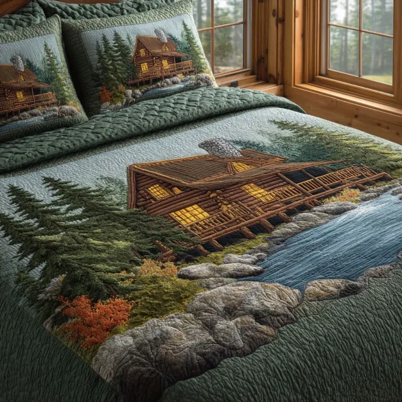 Woodland Trail Bamboo Quilt Bedding Set