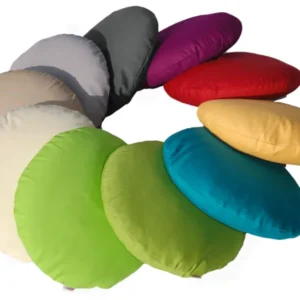 Kissenhülle rund ca. 40 cm Ø 100% Baumwolle beties "Farbenspiel"