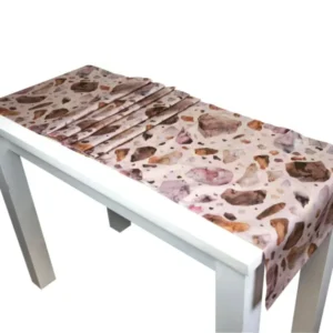 XL Tischläufer ca. 40x220 cm marmor-hibiskus beties "Lofthaus"