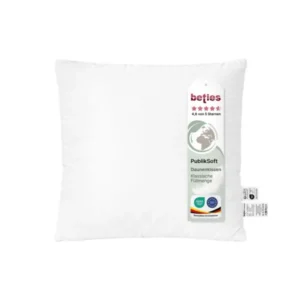 beties Publiksoft Daunenkissen Fuellkissen 40x40 cm Pflegeetikett Materialangaben