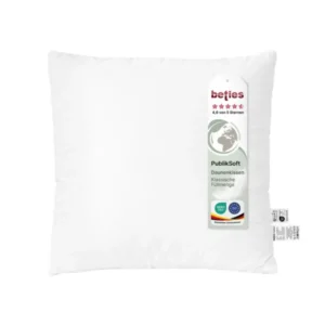 beties Publiksoft Daunenkissen Fuellkissen 60x60 cm Pflegeetikett Materialangaben