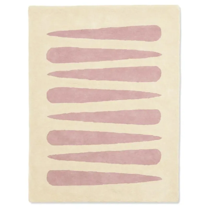 BLEUU - STUDIO - Tapis Enfant Mikado Rose 100 x 130 Cm