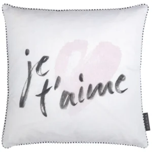 Magma Kissenhülle Bonmont Je t'aime mit Digitalprint Rosa 40x40 cm