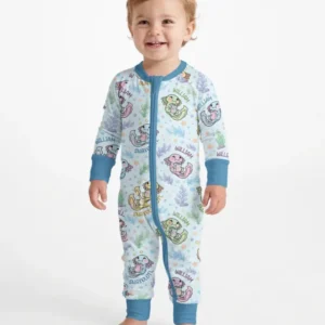 Snaxolotl Custom Name Bamboo Convertible Zippy