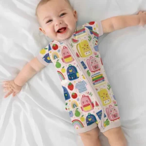 Sweet Rainbow School Adventure Days Bamboo Shorty Zippy