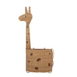 Wandkorb Filippa – liebevolle Giraffe aus Rattan fürs Kinderzimmer