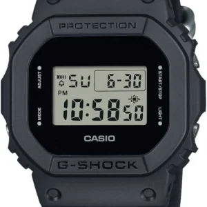 Casio G‑SHOCK Herrenuhr mit schwarzem CORDURA®-Armband und Digitalanzeige