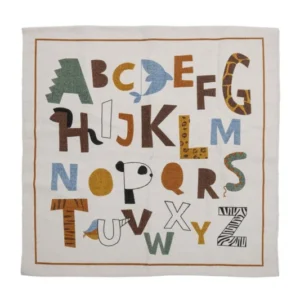 Kinder-Teppich „ABC Friends“ – Bunter Baumwollteppich