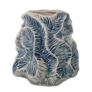 Vase „Calira“ – Blaues Steingut