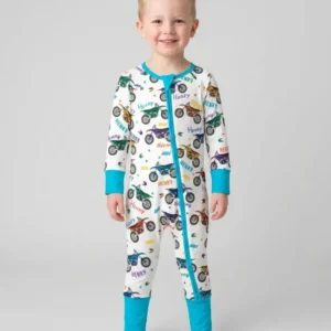Dirt Track Dreamer Custom Name Daddy & Me Matching Bamboo Convertible Zippy