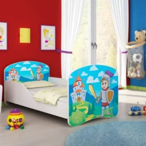 Kinderbett Mondo mit verschiedenen Mustern - Luxusbetten24