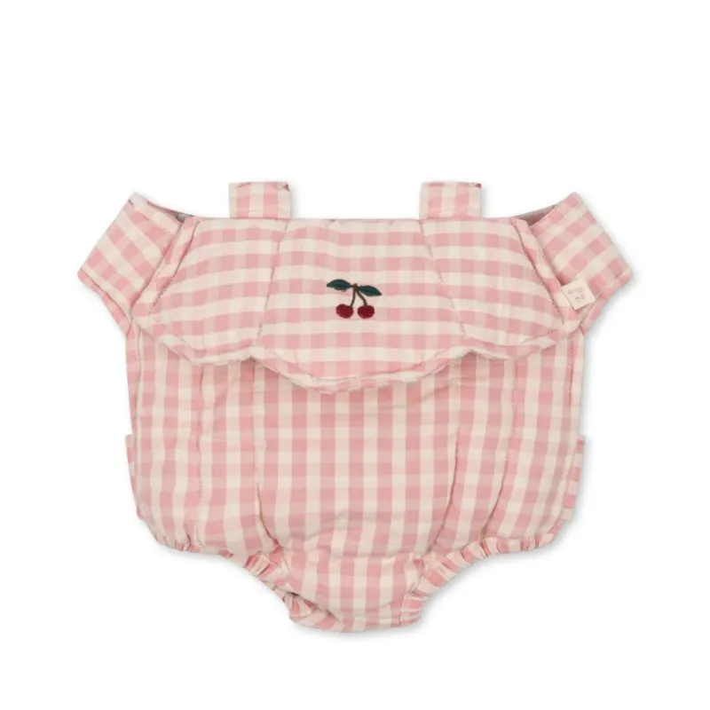 KONGES SLØJD - Porte - Poupée - Carreaux Rose Poudre