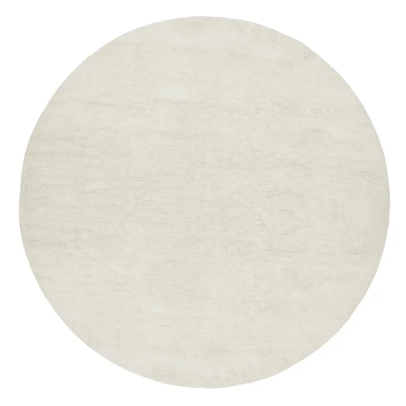 LORENA CANALS - Tapis À Laine Rond Naturel Ø 240 Cm