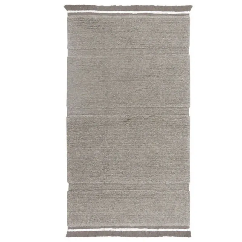 LORENA CANALS - Tapis En Laine Steppe - Mouton Gris 80 X 140 cm