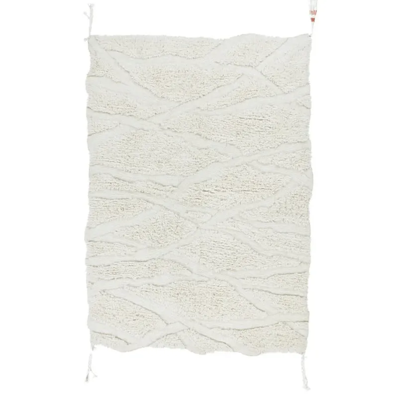 LORENA CANALS - Tapis Lavable Lavable Enkang Ivoire 170 X 240 Cm