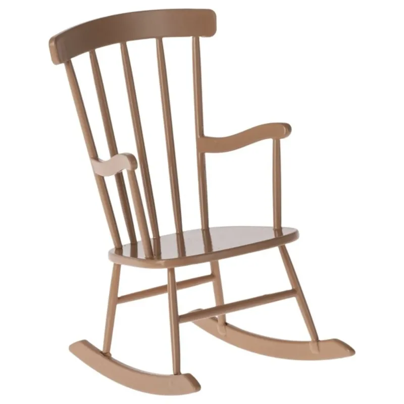 MAILEG - Chaise A Bascule Pour Souris Maileg, Mini - Rose Poudré