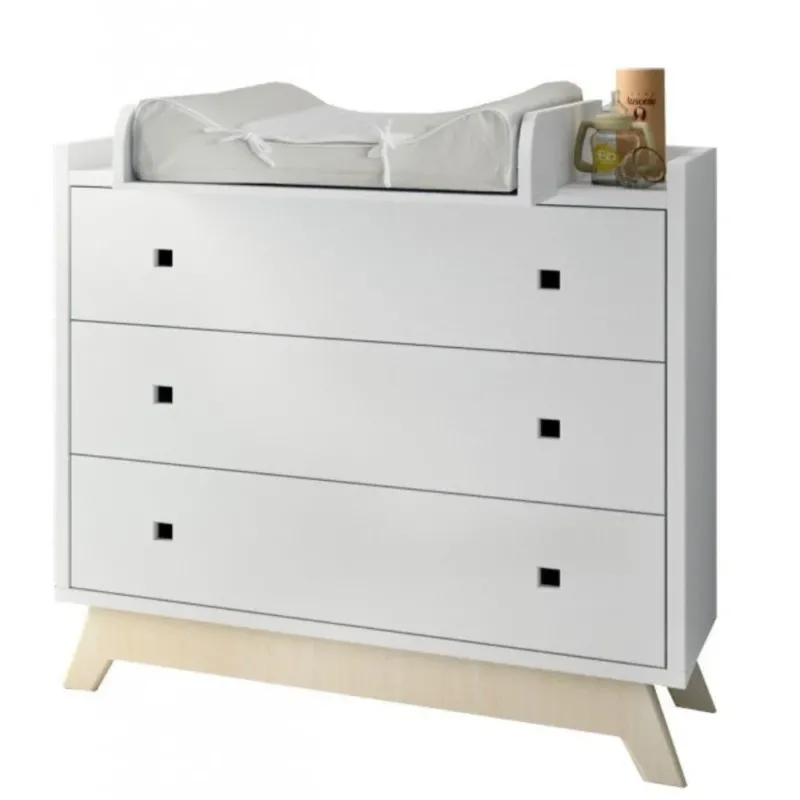 MATHY BY BOLS - Commode MADAVIN 3 Tiroirs Avec Pieds Multiplex Bouleau