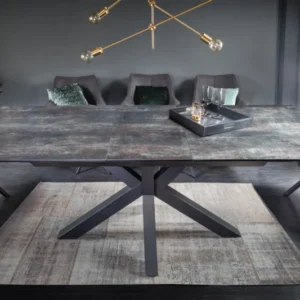 ETERNITY Ausziehbarer Design Esstisch 180-225cm Lava Keramik made in Italy