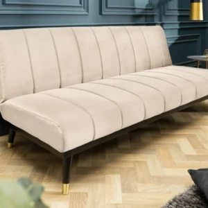 PETIT BEAUTÉ Design Schlafsofa 180cm Samt 3-Sitzer