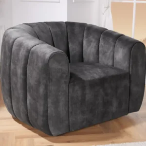 Drehbarer Design Sessel BABYLON Samt Lounge Cocktailsessel
