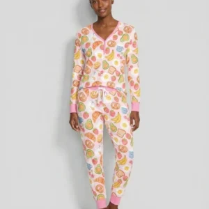 Breakfast Buddies Family Matching Bamboo Women Pajama Set