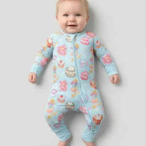 Custom Princess Baby Birthday Bamboo Convertible Zippy