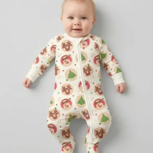 Holiday Cookie Party Family Matching Bamboo Convertible Zippy