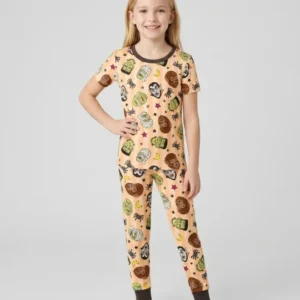 Creepy Crew Family Matching Bamboo Two Piece Short Sleeve Pajama Set