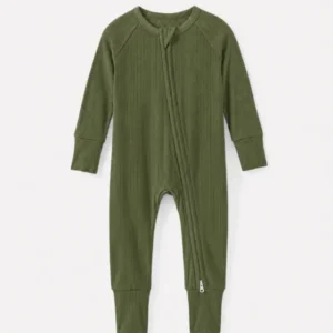 Moss Ribbed Bamboo Convertible Zippy