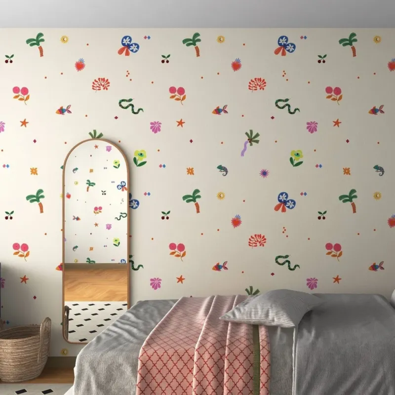MUNKS & ME - Papier Peint Panoramique Pour Enfants - Doodle Dreams
