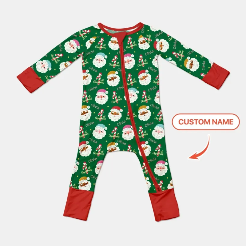 Personalized 1st Christmas Convertible Zippy , Personalized 1st Christmas Convertible Zippy - 0-3M