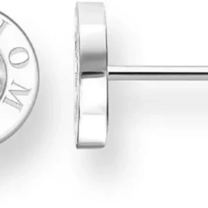 Thomas Sabo Ohrstecker aus 925 Sterlingsilber mit runder Steinzier