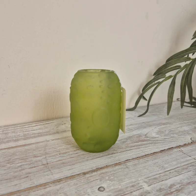 Light & Living Windlicht Finley Glas Grün 13 cm Deko