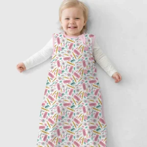 Pink Power School Supplies Bamboo Sleep Bag