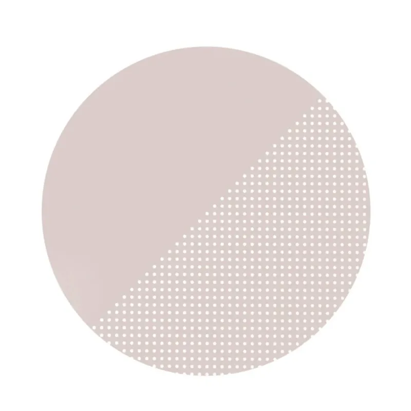 TODDLEKIND - Tapis Protège Sol Rond SPLAT MAT | Spotted - Clay