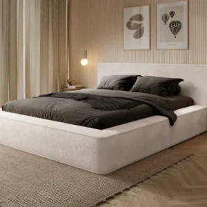 Designer Polsterbett Ajsza mit Stauraum