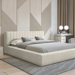 Designer Polsterbett Como mit Stauraum