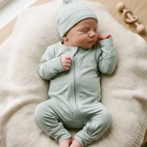 Personalized Embroidered Bamboo Convertible Zippy